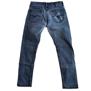 Levi's Men's Washed Black Slim Fit Denim Jeans - Size 33x32